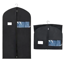 Dustproof Clothing Covers Fully Enclosed Waterproof Clothes Dust Cover Coat Suit Dress Protector Hanging Garment Bag with Zipper