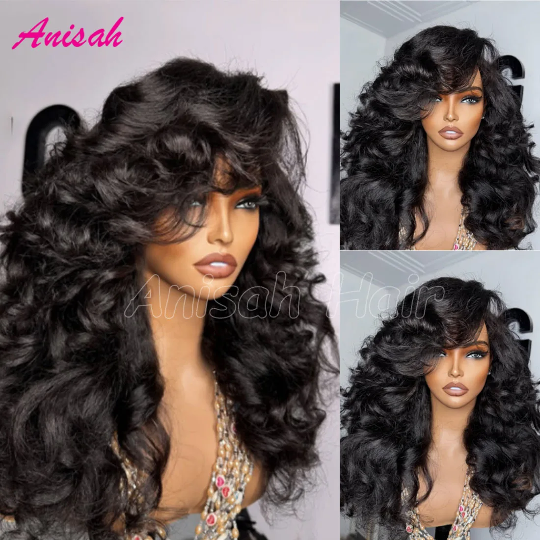 

Brazilian Virgin Hair Italian Yaki Lace Front Human Hair Wigs Wavy Yaki Lace Frontal Closure Wig Human Hair Pre Plucked