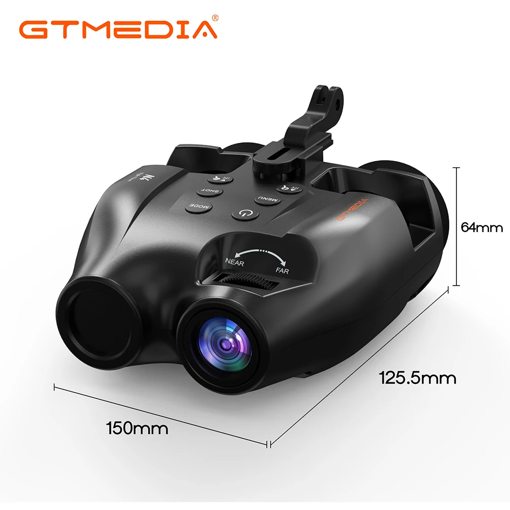 GTMEDIA N4 HD Screen Binocular Night Vision Device 1080P Video IPX6 Waterproof for Outdoor Hunting Infrared Night Vision Device