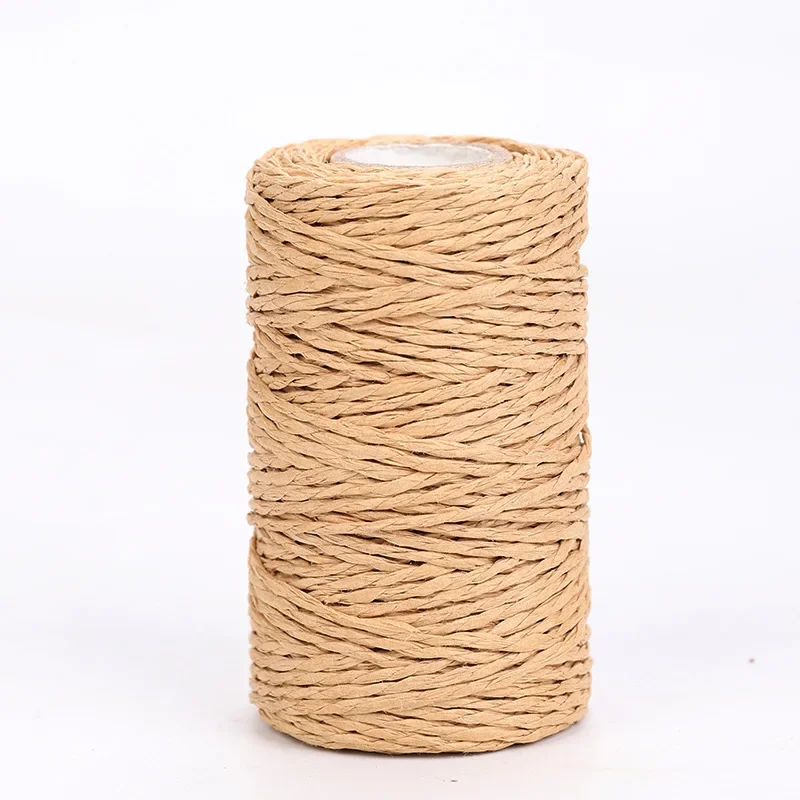 100meters 1.5mm Paper String Rope Heavy Duty Twine Rope, Thick Natural Paper Rope for Gardening, Crafting, and Home Decor