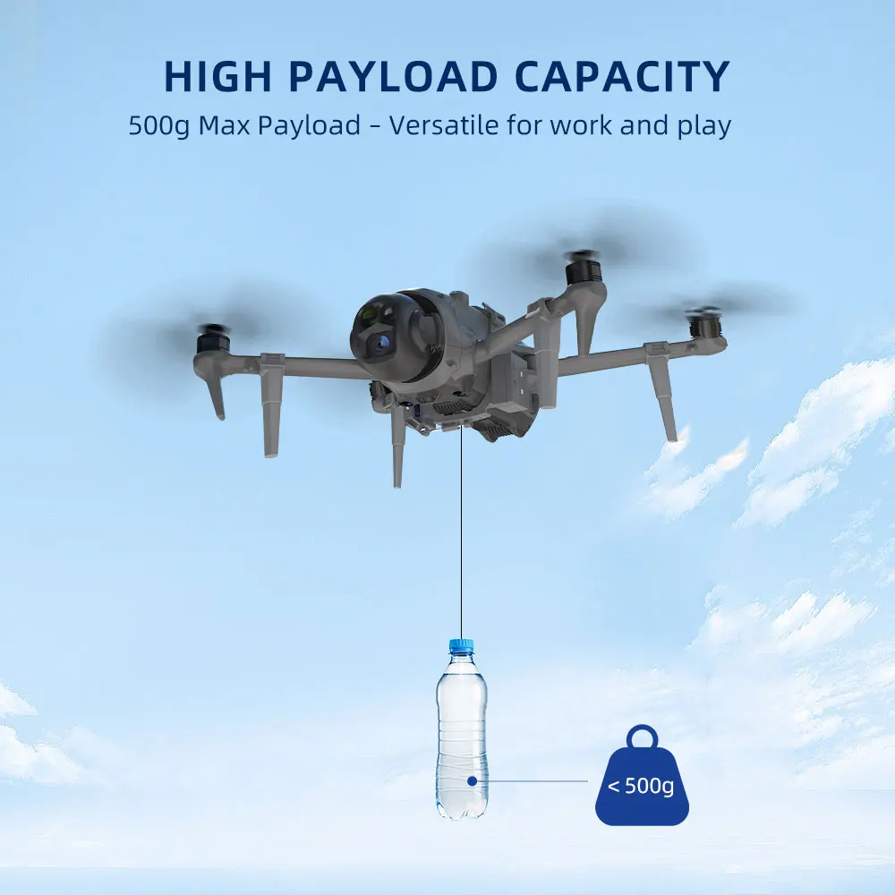 Odpadacz ładunku do DJI Mavic 4 Pro, urządzenie do zwalniania z powietrza / system airdrop / odpadacz, dostawa materiałów ratunkowych, akcesoria do Mavic 4 Pro