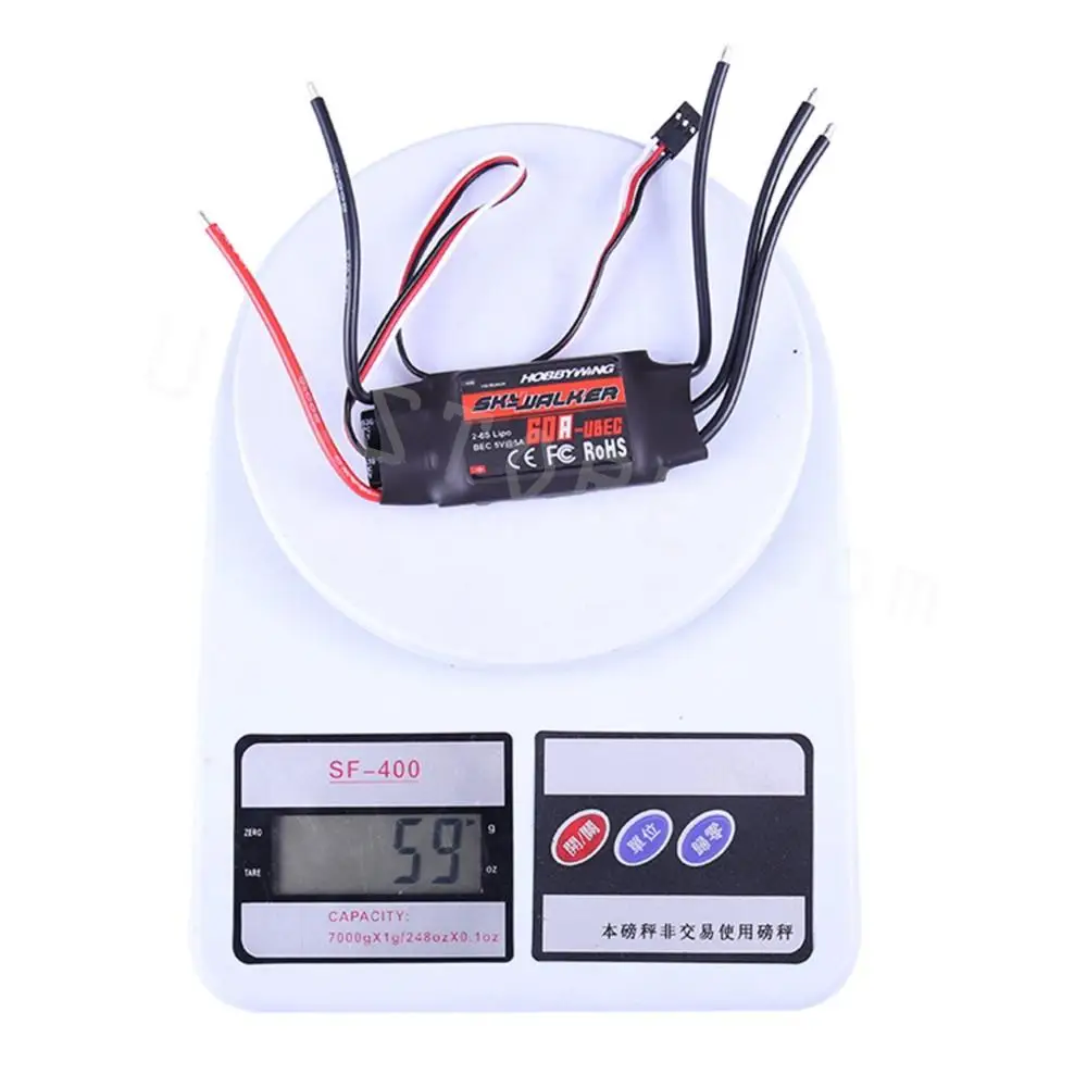 Skywalker 60A ESC Brushless UBEC 3A 2-6S LIPO For RC FPV Quadcopter Skywalker Airplane