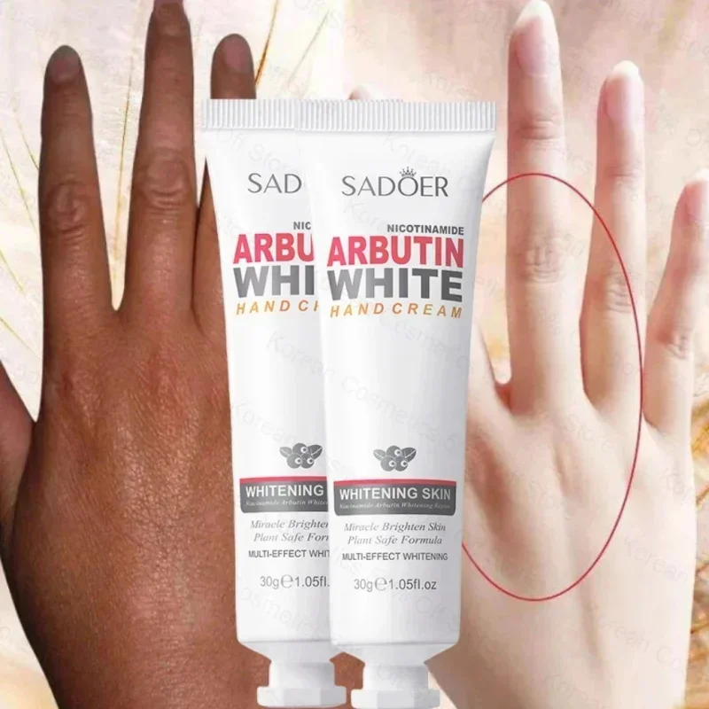 Niacinamide Arbutin Hand Cream Whitening Wrinkle Removal Anti-crack Moisturizing Repair Fade Fine Lines Smooth Skin Hand Care