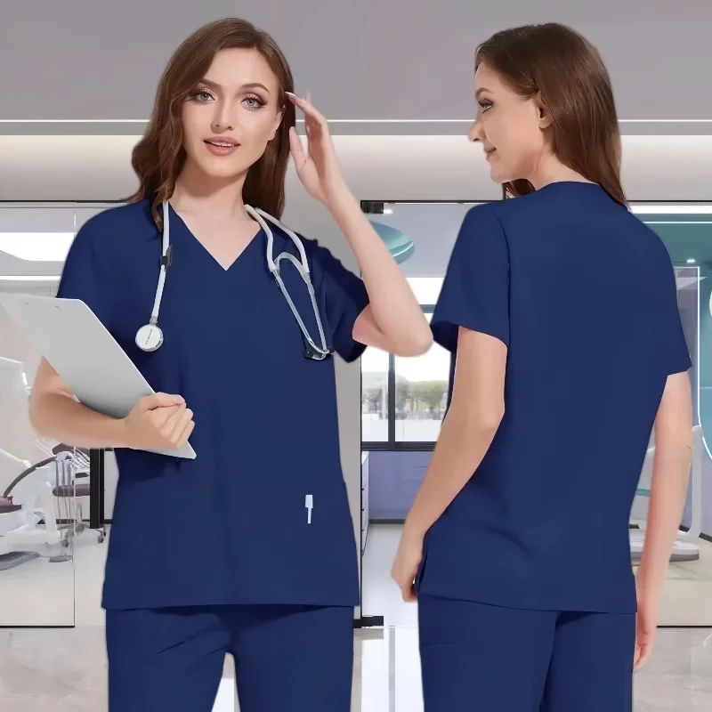 Mundur medyczny Peeling Szpitalny zestaw peelingów roboczych Hurtownia mundurów pielęgniarskich Kobiety Opieka zdrowotna Apteka Klinika Odzież robocza