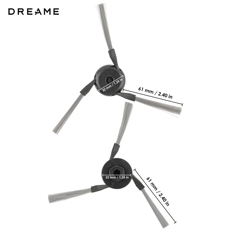 Original Dreame Aqua10 Ultra Track S Accessories Kit - 2 Side Brush 2 HEPA Filter 2 Dust Bag 1 Set Main Brush 3 Track Mop