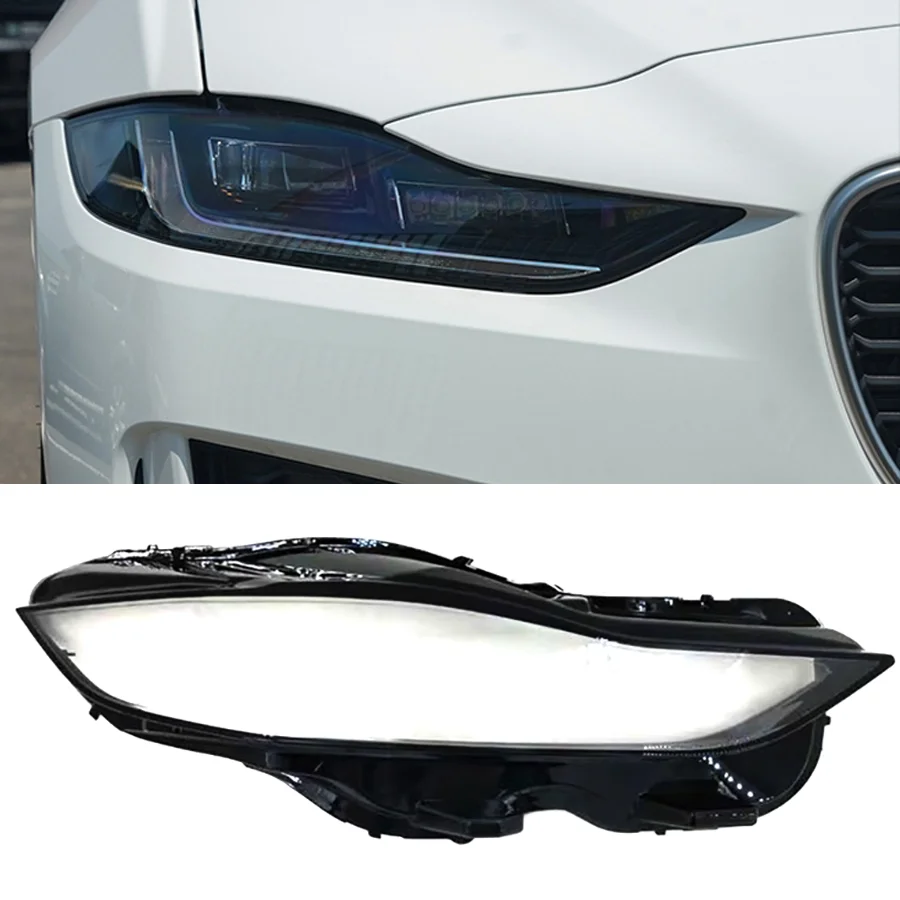 1Pc Car Headlight Shell Headlight Cover Front Headlamp Lens Headlight Glass Auto Shell Cover For Jaguar XE 2020-2021 2022 2023