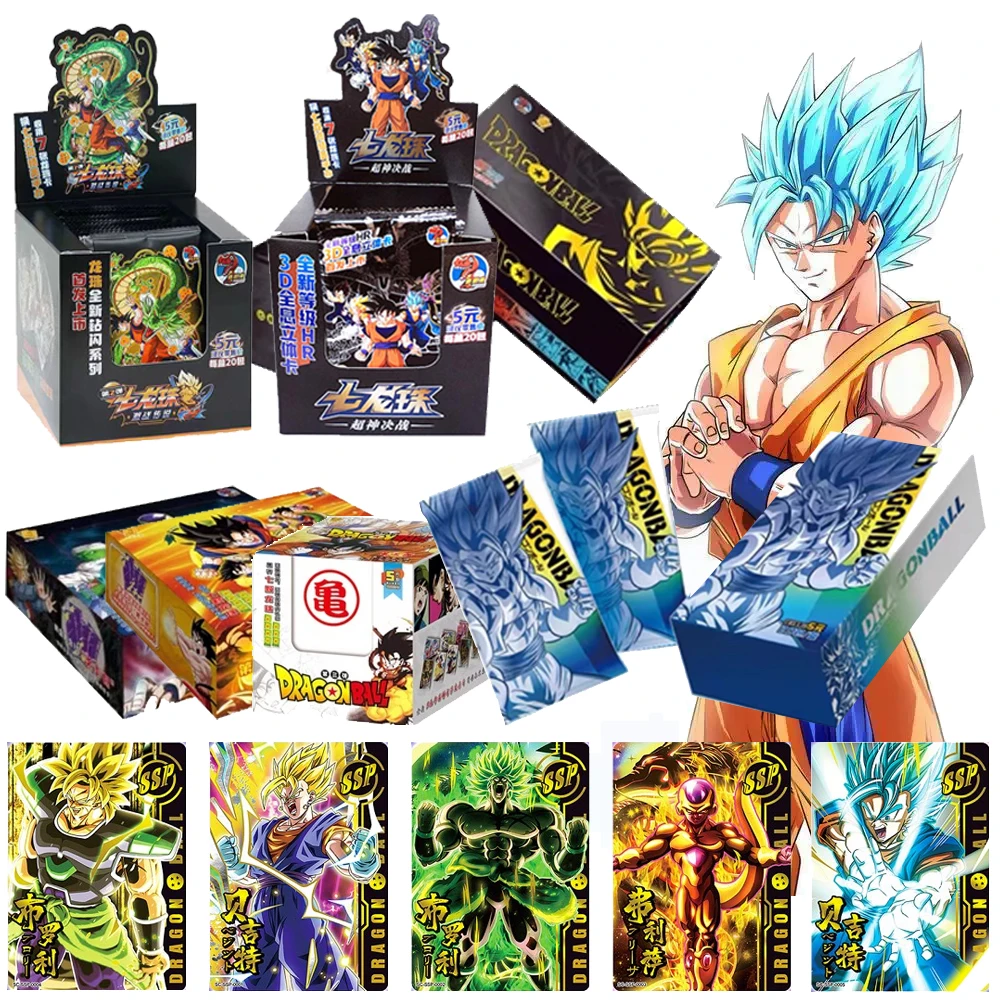 NEW SSR SP Bandai Dragon Ball Cards Son Goku Rare Bronzing Flash Card Gold Deluxe Collector\'s Edition Anime Character Collection