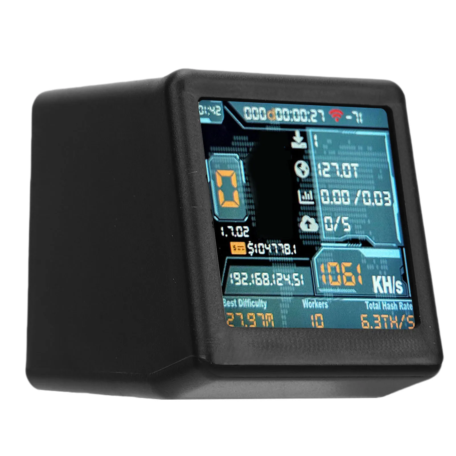 Bitcoin Miner Bitcoin Lottery Miner 1060KH/s Hashrate USB BTC Miner Machine con display da 1,54 pollici per Bitcoin Dogecoin