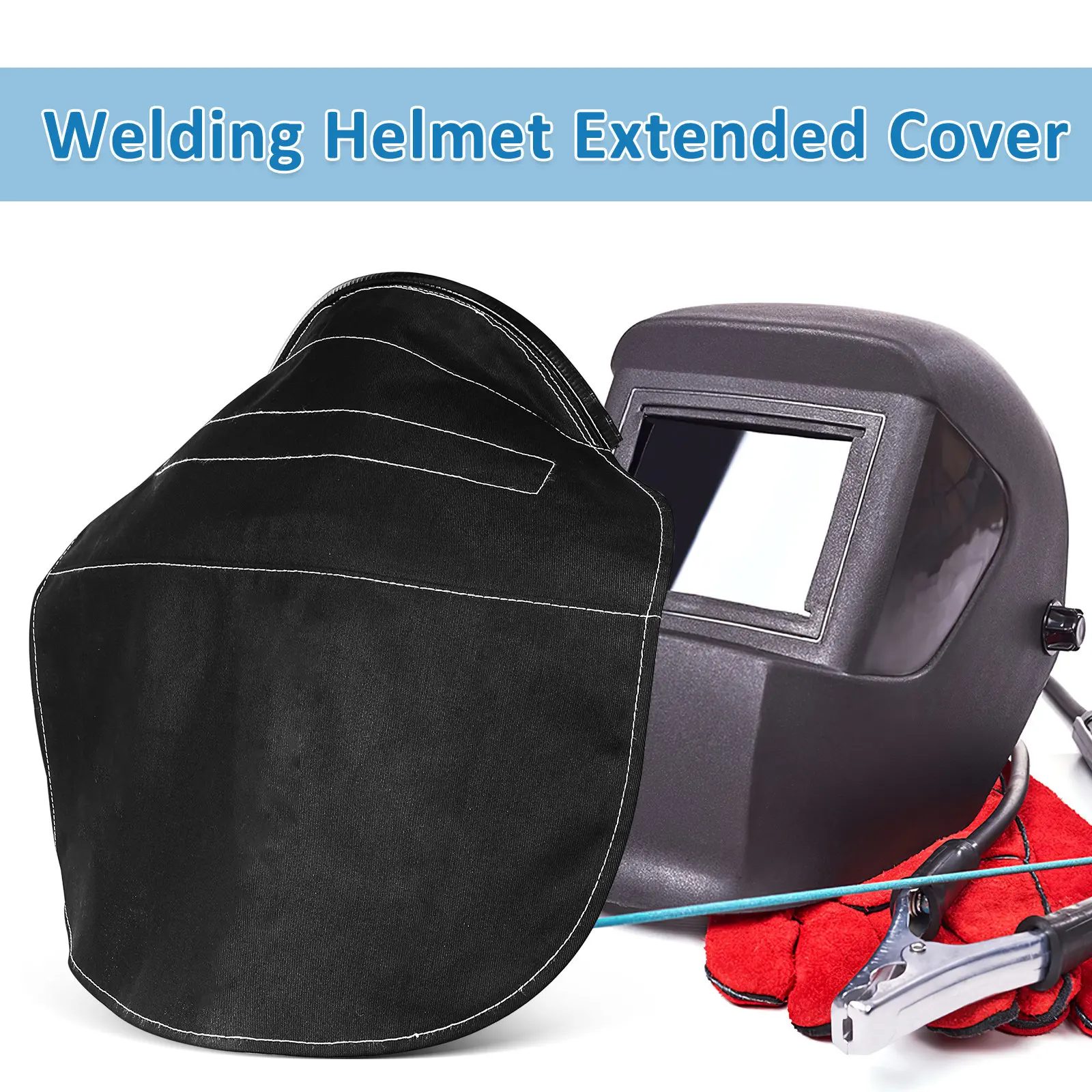 Welding Neck Guard Rear Shield – Lightweight, Comfortable Extended Coverage for Prolonged Use