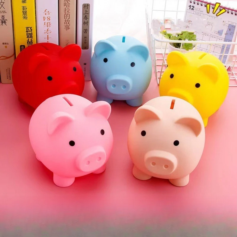 ألعاب أطفال صندوق توفير المال صناديق المال البنك أصبع ديكور المنزل تخزين المال حصالة على شكل حيوان صغير صندوق النقود