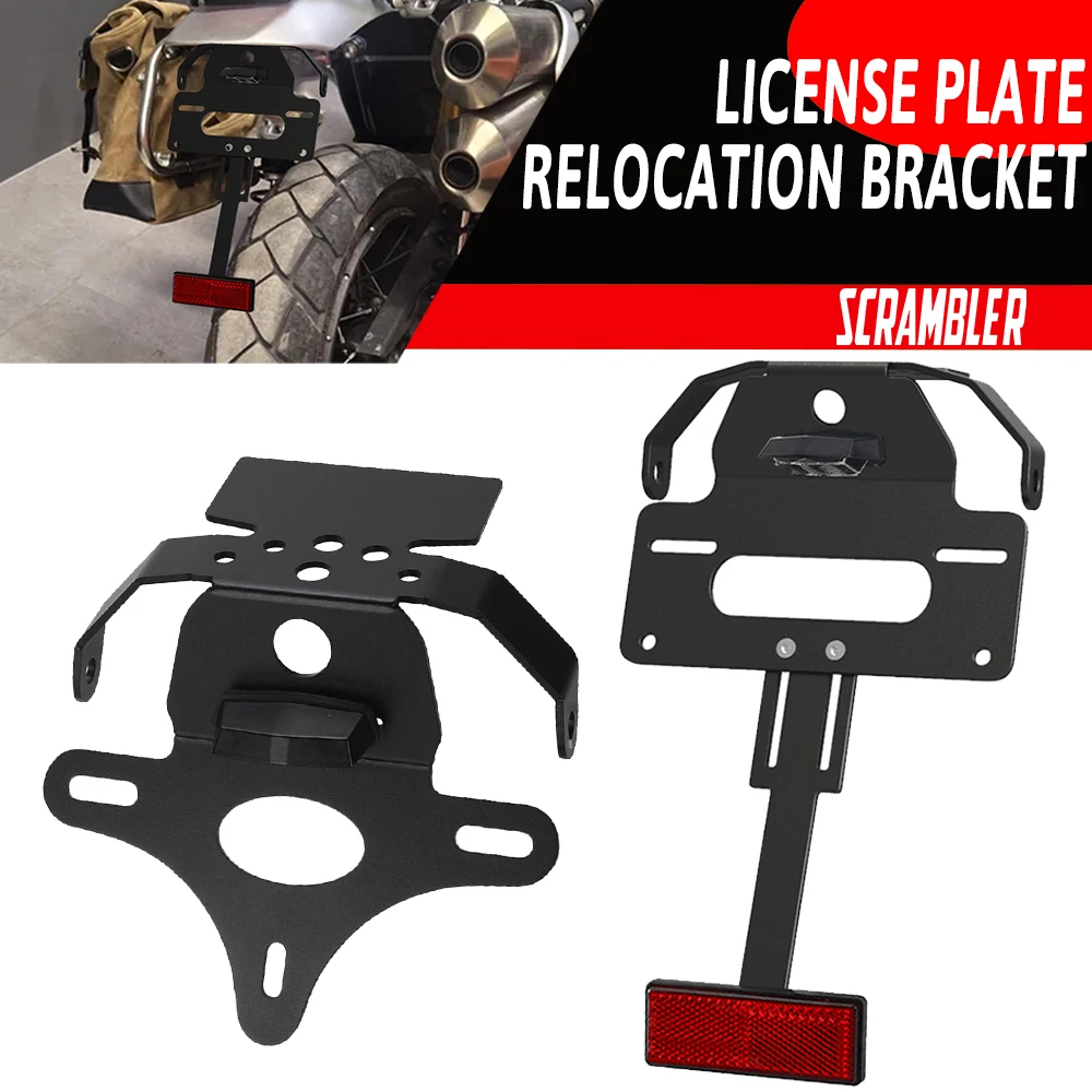 

2025 Rear Tail Tidy Fender Eliminator Kit License Plate Holder Bracket For Scrambler 1200 XE XC X 2019 2020 2021 2022 2023 2024