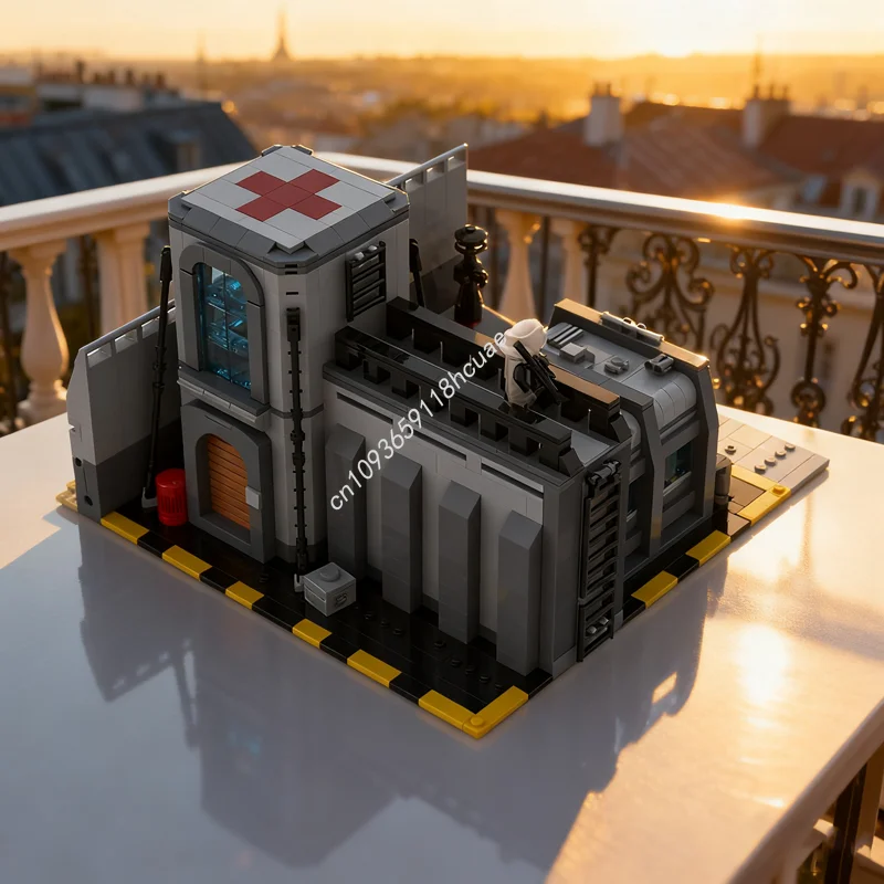 

1068pcs MOC SW Imperial Base 3 Hospital Star Battle Model Building blocks Assemble DIY Christmas gifts Brick Kids toys Birthday