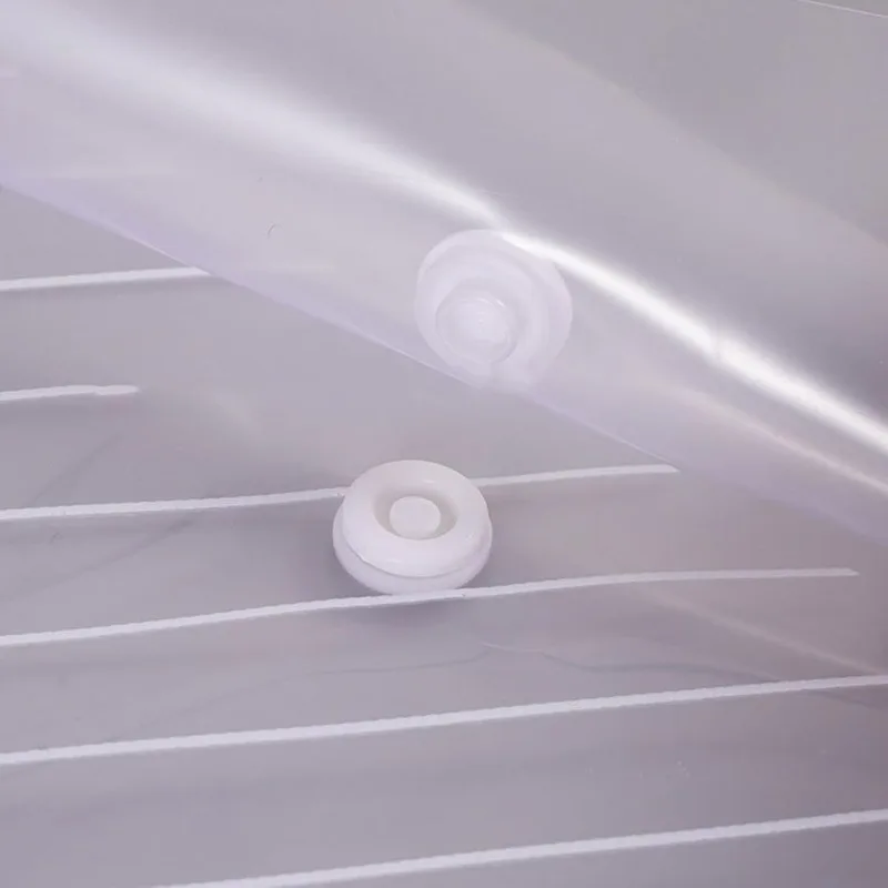 تصميم مخطط، أنيق وجميل، ظرف بلاستيكي شفاف، مقاوم للماء مع زر، مقاس A4، مجلد ملفات