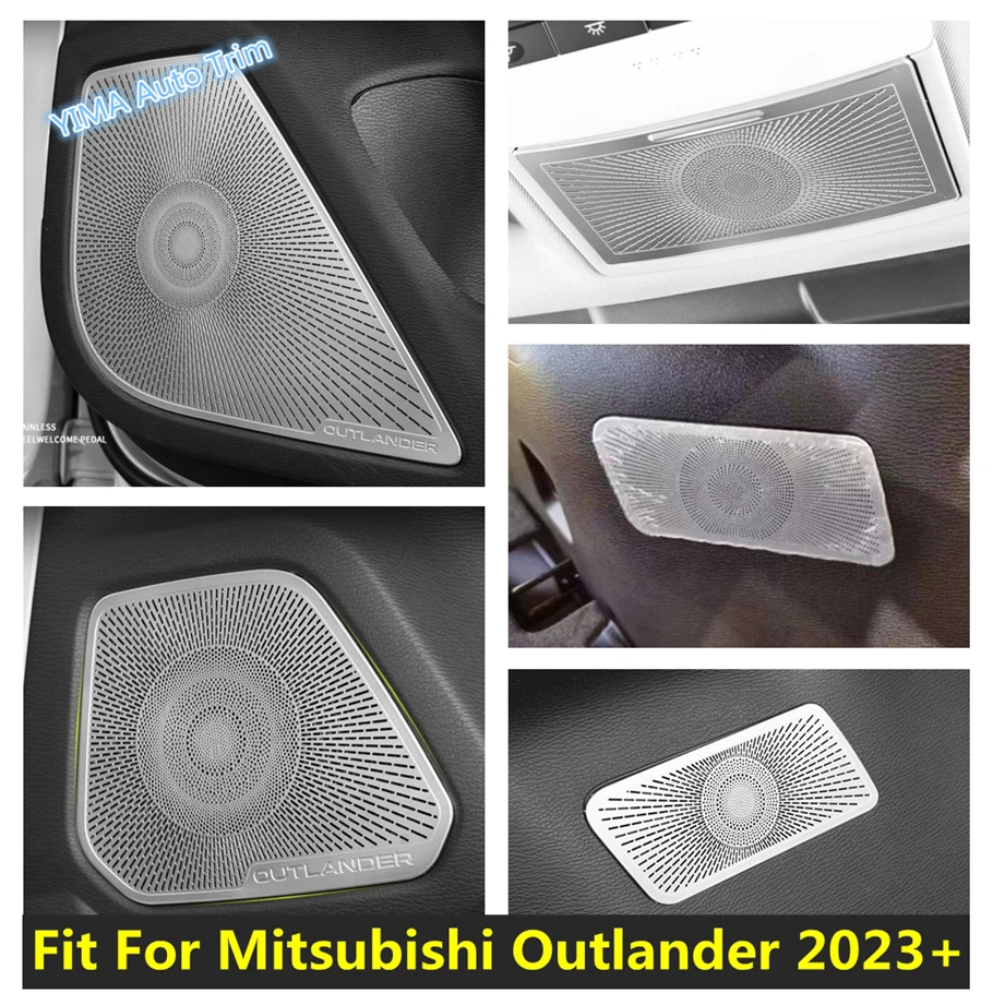 

For Mitsubishi Outlander 2023 2024 Rear Trunk Air Vent / Roof Read Light / Dashboard AC Condition Frame Cover Trim Accessories