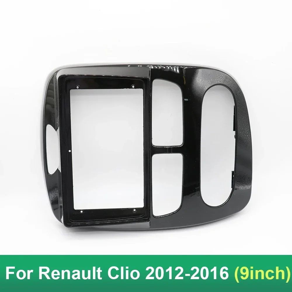 9 inch 22.86cm For Renault Clio 2012-2016 Car Frame Fascia Adapter Canbus Box Decoder Android Radio Audio Dash Fitting Panel Kit