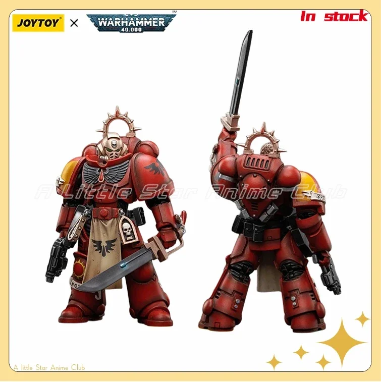 

In Stock Original JOYTOY Warhammer 40000 Blood Angels Primaris Adjutant Tomeron 1/18 Action Figure Model Toy Gift Collection