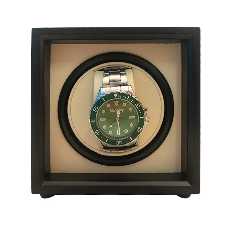 Customizable Logo Watch Winders - Automatic Tool To Display and Organize Watches in Style Automatic Watch Winder MDF Watch Case