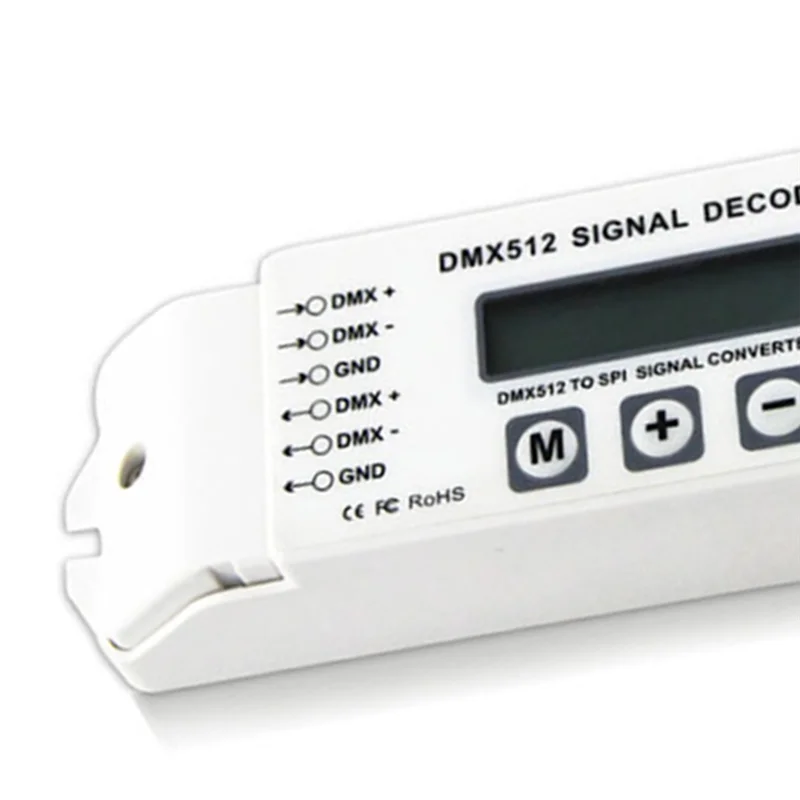 -A20Z DMX512 Signal Decoder BC-820 DMX-SPI Signal Controller LED Farbsteuerung LCD Menü Display