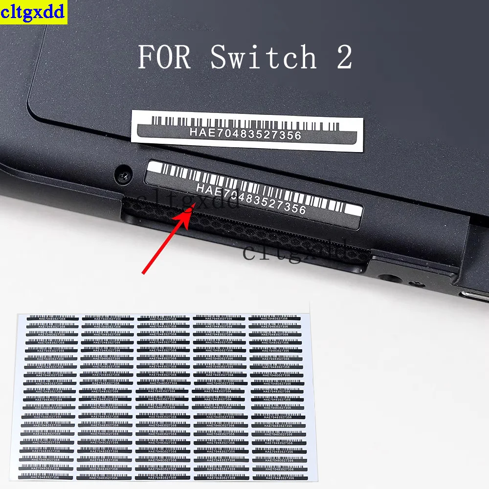 

Cltgxdd 5-10piece is suitable FOR NS Switch2 host barcode serial number label game console accessories back label sticker