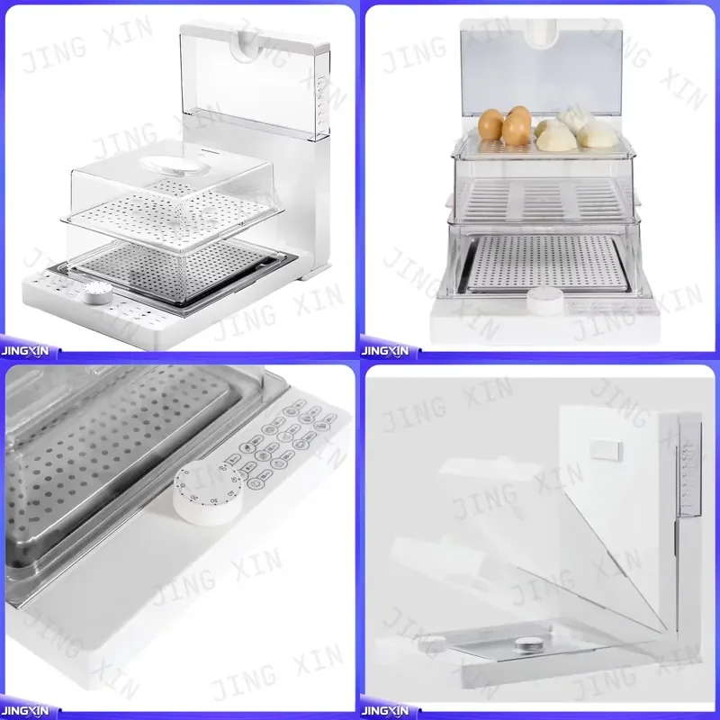 custom for 18.8L Foldable Electric Food Steamer 12 Preset Menus Auto Shut-off 60-min Timer Vegetables Meat Seafood Eggs