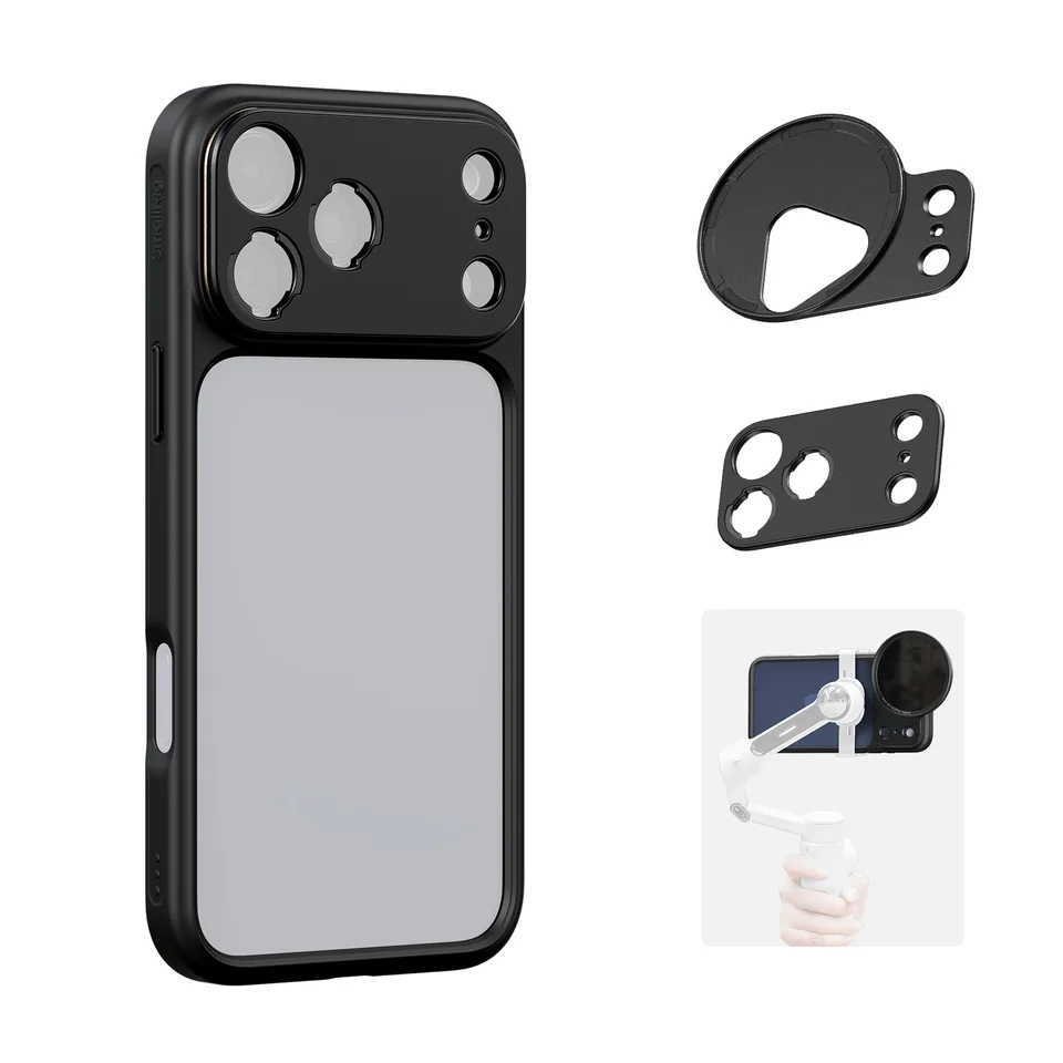 iPhone14promax用SmallRig バンパーフレーム ブラック SmallRig FilMov Photography Bumper Phone Case for iPhone 17 Pro