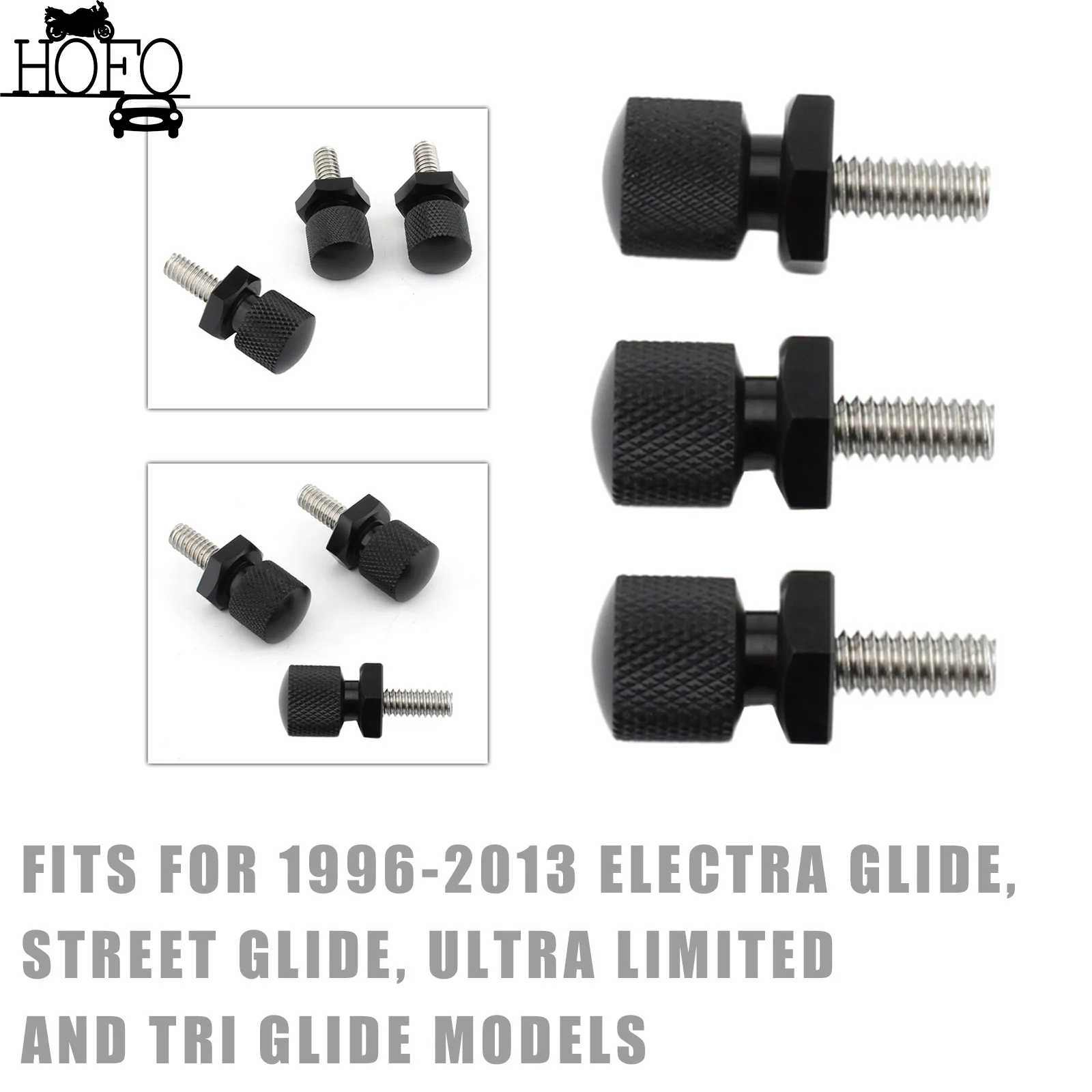 

For Harley Electra Glide, Street Glide, Ultra Limited and Tri Glide models 1996-2013 Motorcycle Windshield Trim Screws Windscre