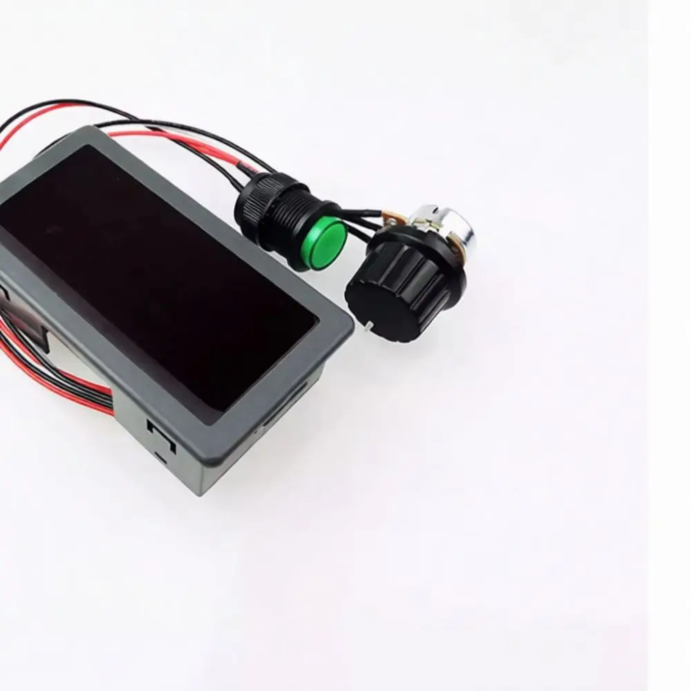 CCM5D PWM DC Motor Controller Digital Display Adjustable Speed Regulator Module 6V 12V 24V Stepless Switch With Housing