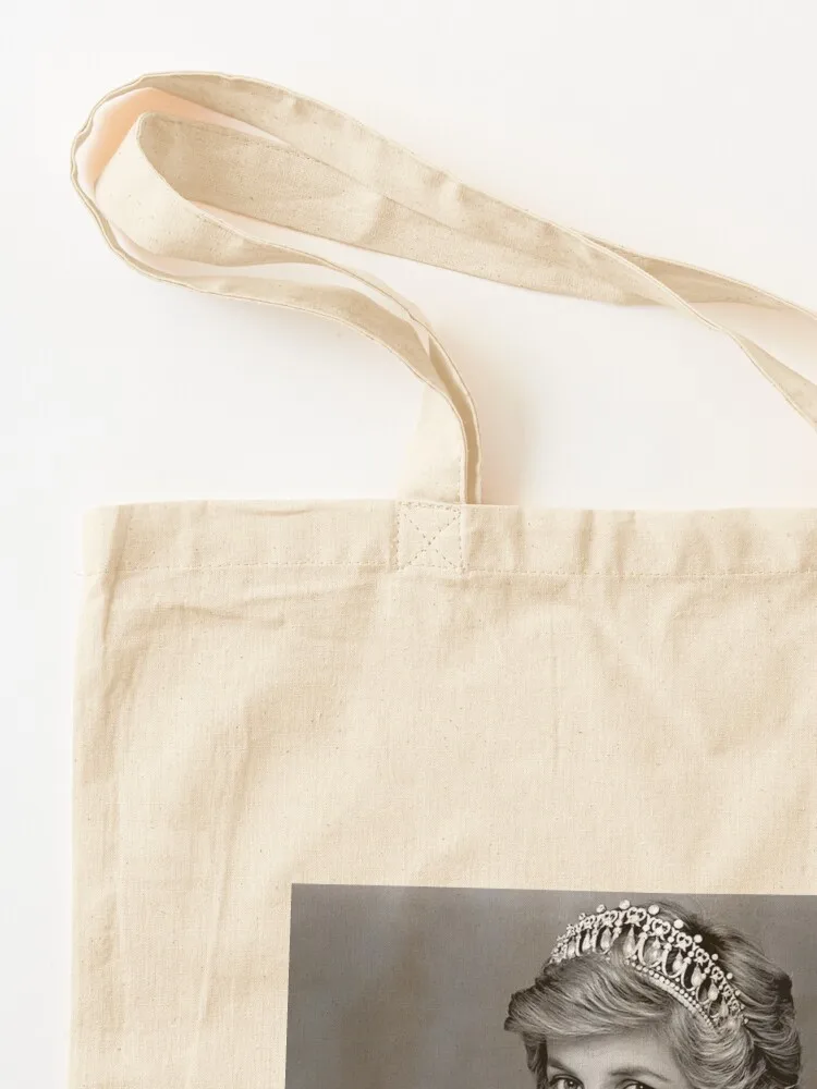 ديانا، أميرة ويلز حمل حقيبة شخصية حمل حقيبة قماش حقيبة يد نسائية قابلة لإعادة الاستخدام للتسوق #3