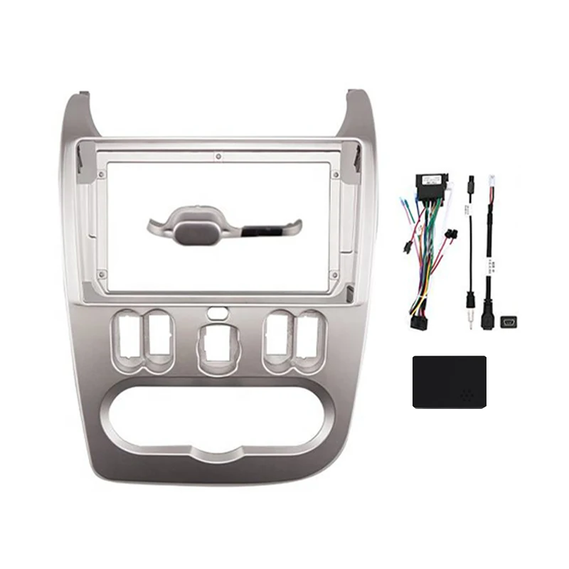 

9inch 2 Din Head Unit Car Radio Fascia Auto Stereo Audio Player DVD For 2010-2013 RENAULT LOGAN Car DVD Frame
