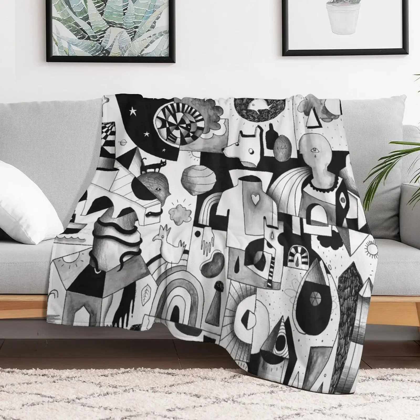 

It's high time we had an adventure outside of this room Throw Blanket Retros Sofas Blankets