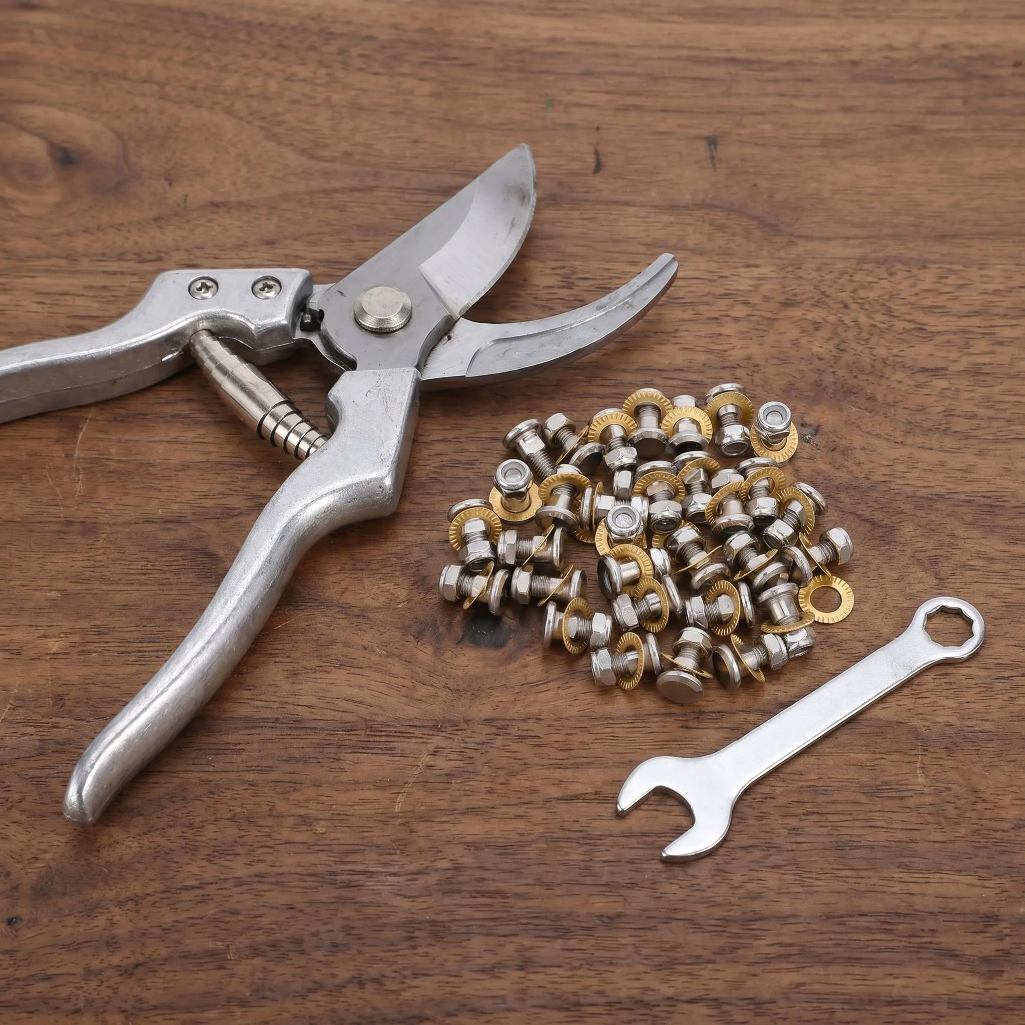 30-Piece Garden Shears Repair Kit – Pivot Bolts, Nuts & Washers for Pruners, Loppers, Tree Trimmers