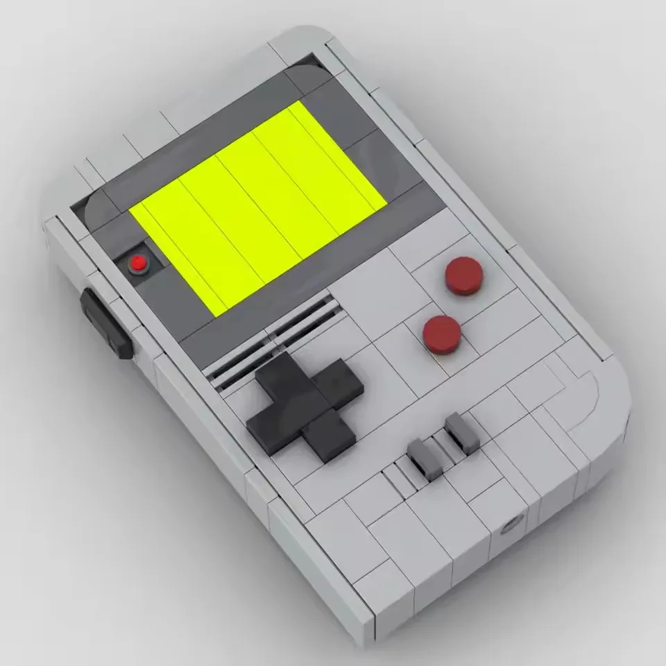 Mini Handheld-Spielekonsole Bauklötze-Set Retro-Controller-Maschine Ideen-Bausteine Modell-Spielzeug DIY Kinder Geburtstagsgeschenk