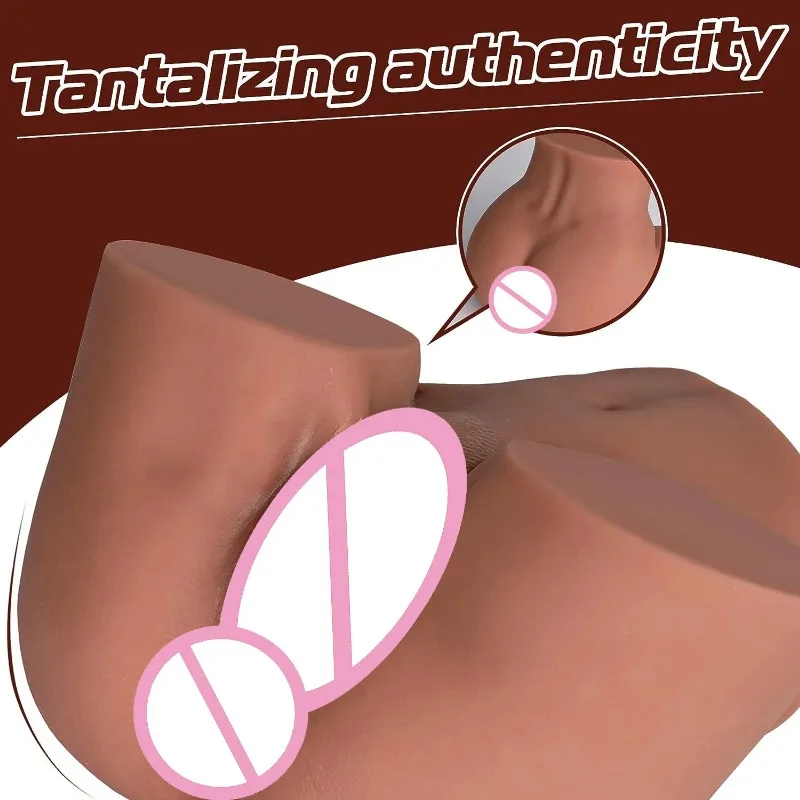 Coño de bolsillo para hombres, masturbadores masculinos, juguetes realistas para adultos, muñeca sexual Stroker 3D, trasero suave realista con Vagina, placer sexual Anal