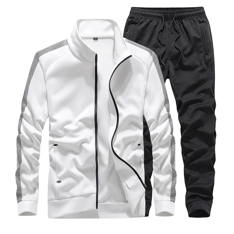 Men\'S Sportswear Sets Casual Tracksuit Male Autumn Suits 2 Piece Sports Suit Sweatshirt+Pants Husband Clothing Plus Size 7XL