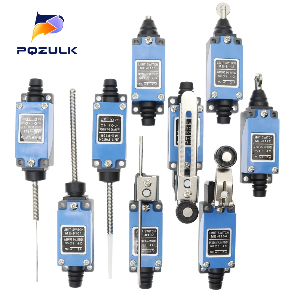 ME-8104 ME-8107 ME-8108 ME-8111 ME-8112 ME-8122 ME-9101 AC250V NO NC Przełącznik podróży Samoresetujący kontroler dotykowy Wyłącznik krańcowy otwarty