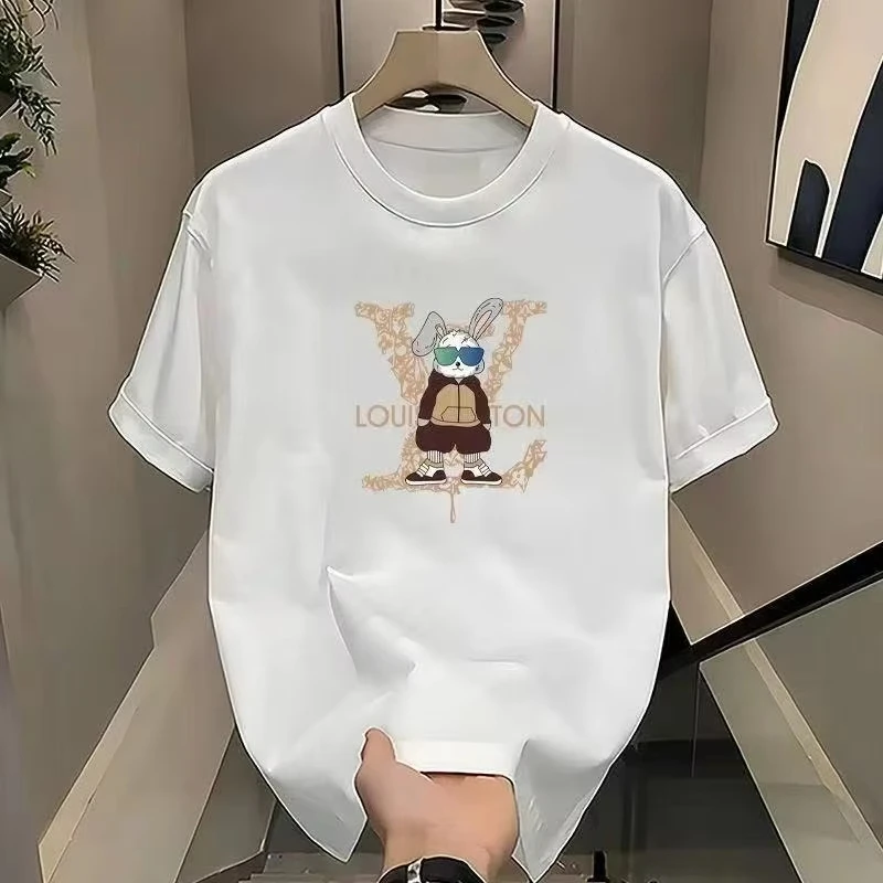 2026 Spring Summer Cotton Short-sleeved T-shirt Unisex Printing Casual Round Neck  shirts one piece pro choice