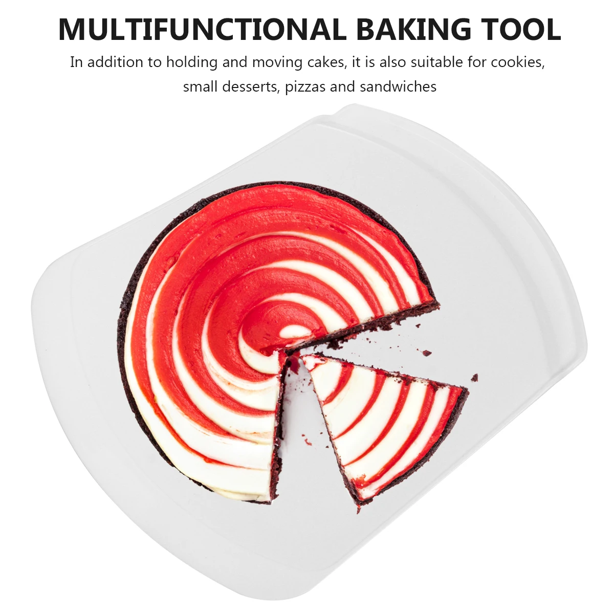 

2Pcs Cake Tray Spatula Bread Paddle Non Stick Pizza Shovel Easy Clean Pastry Docker Transfer Tray Baking Stove Oven Use