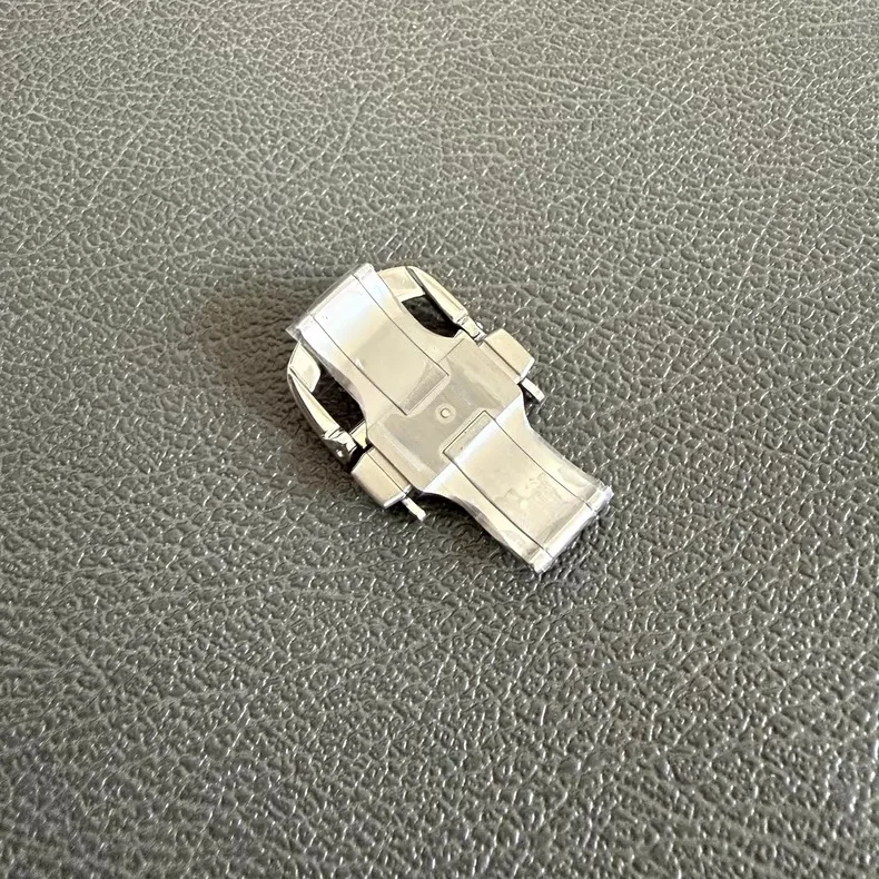 Compatible with Piaget Polo watch buckle rubber strap butterfly buckle stainless steel 19MM