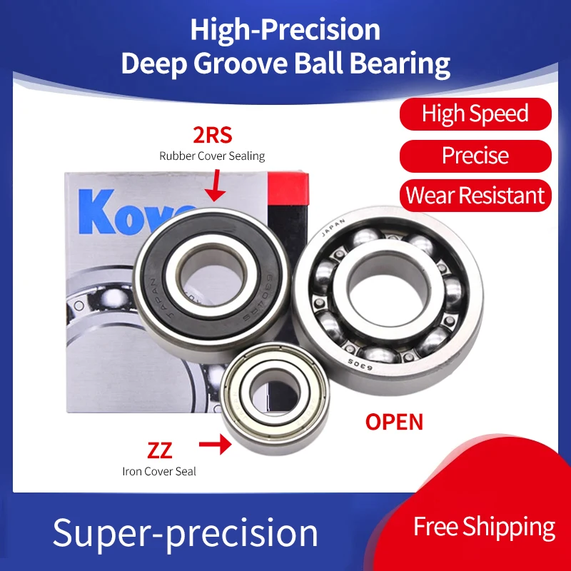 

Japan KOYO Deep Groove Ball Bearing 6217 6218 6219 6220 6221 6222 6224 6226 6228 ZZ 2RS CM C3 High Speed Bearing