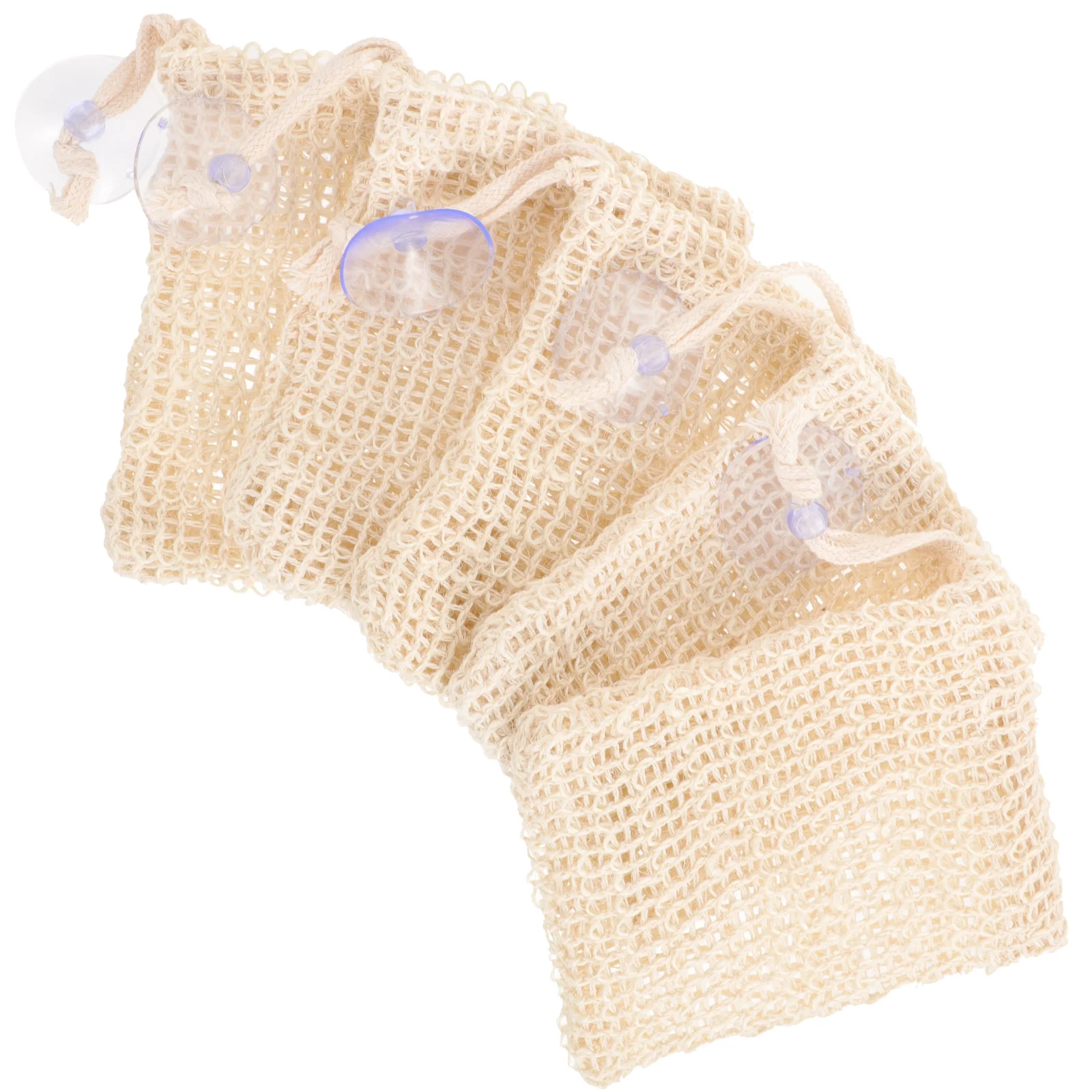 

5 Pcs Bath Bag Foaming Soap Pouch Shower Scrubber for Body Cotton Exfoliating Net