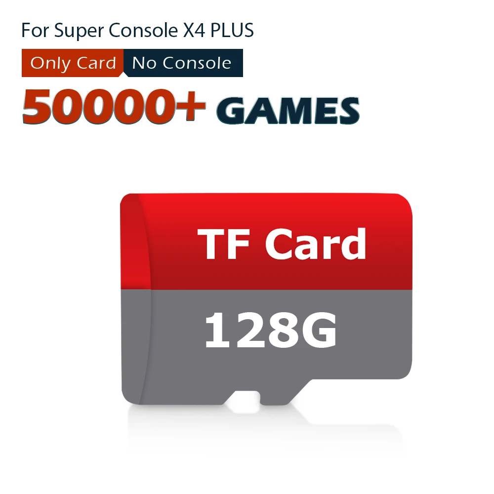 Game Card For Super Console X4 Plus Retro Video Game Console with 60000 Classic Game For PSP/PS1/DC/Sega Saturn/Mame Game Player
