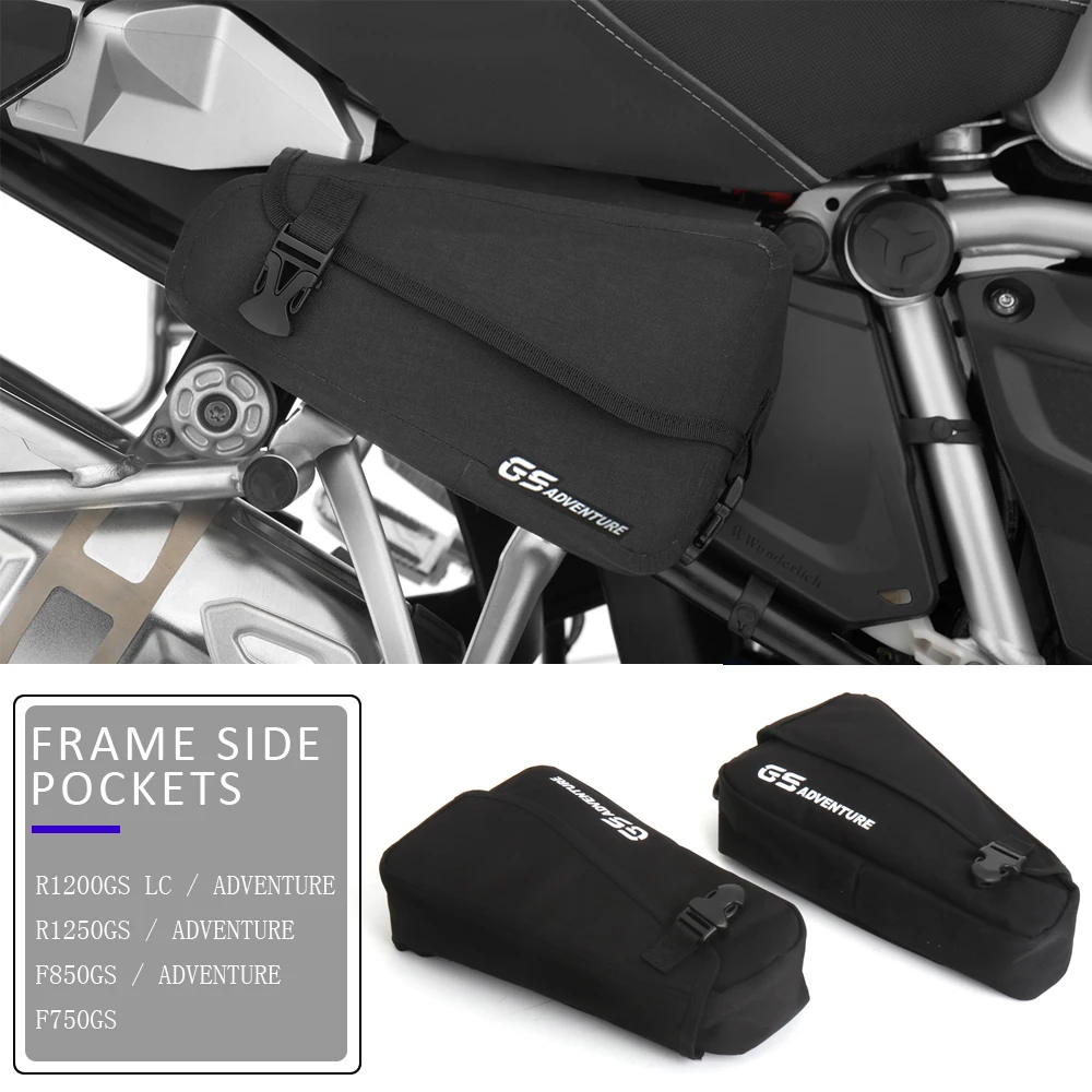 Motorcycle Side Frame Crash Bag Storage Package Bags Waterproof For BMW F750GS F850GS Adventure R1200GS LC ADV R1250GS R1250 GS