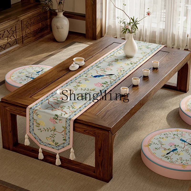 

ZYY long table flag light luxury high-end tea room large board table tea flag tablecloth