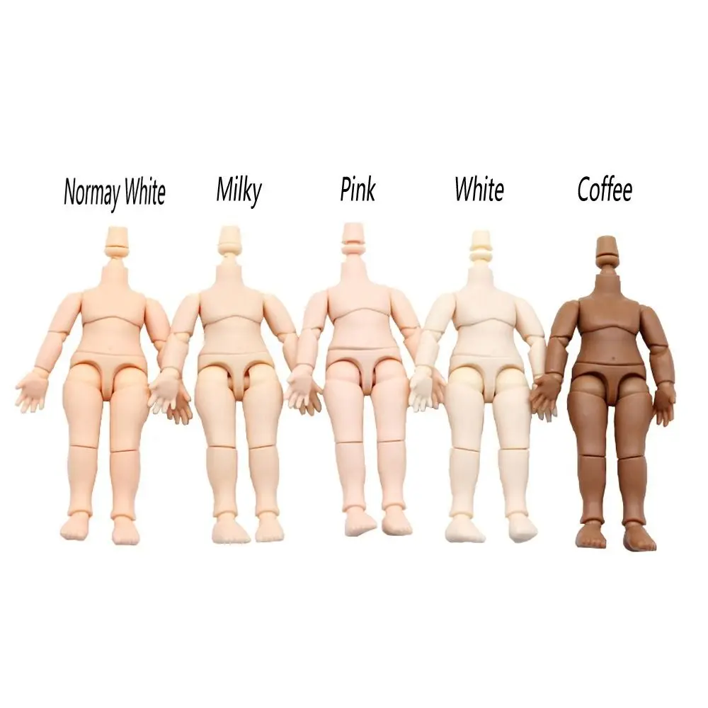 

Spherical Joint Ob11 Doll Body Multi-skinned Replacement Doll Model Body Moveable Joints Hand Set Obitsu Doll DIY Toy