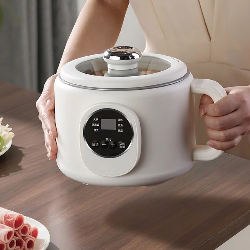 2l-smart-electric-cooking-pot-reservation-rice-cooker-non-stick-frying-pan-multi-function-dormitory-noodle-pot-hot-pot-450w