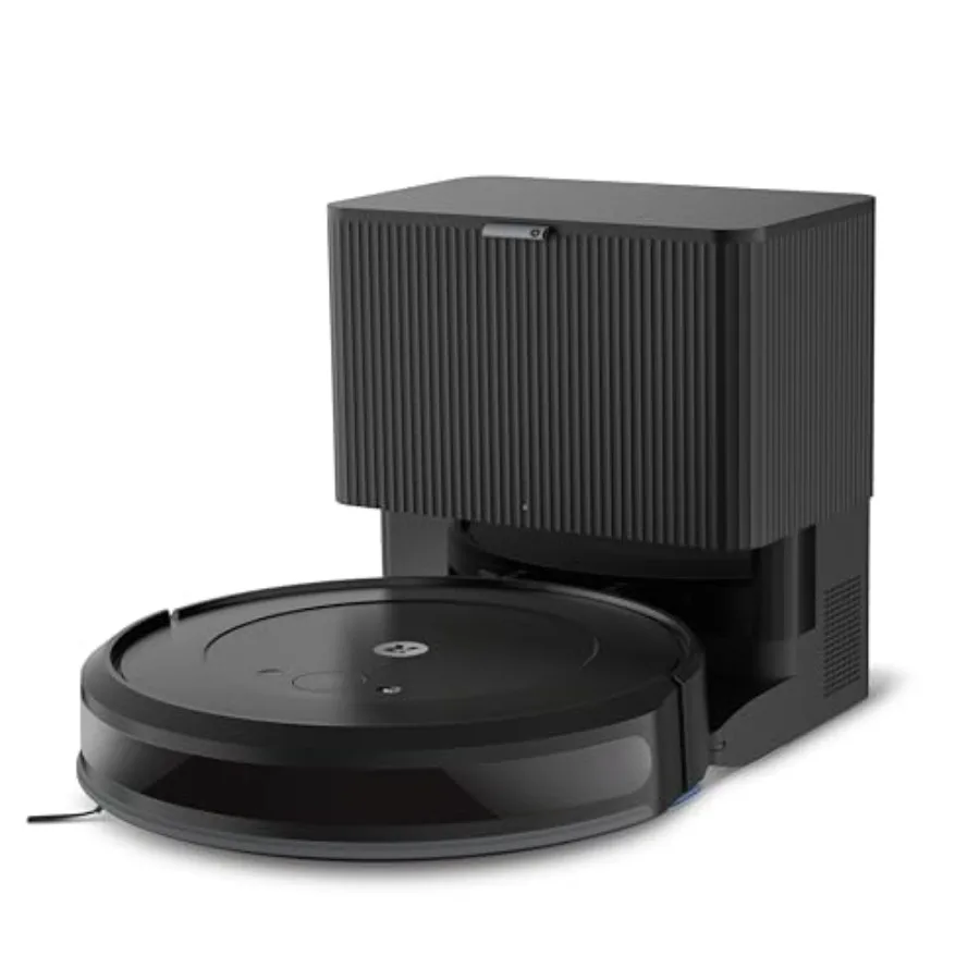 Roomba Y051020 Combo 2 Essential Robot Auto Leeg Vac Mop voor harde vloeren Zwart Zelfledigend en dweilen met slimme navigatie