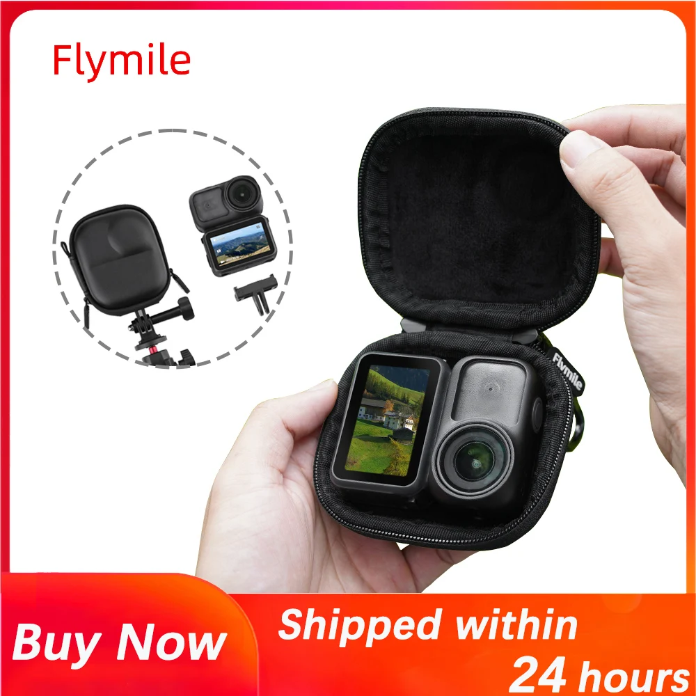 

Flymile Handbag for DJI Osmo Nano,Portable & Dustproof Mini Storage Bag,With D-Shaped Carabiner,For Dji Osmo Nano Accessories