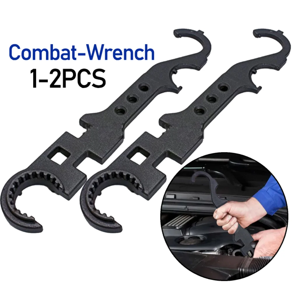 Multi-Function Wrench Armored Wrench 40CR Steel Dual Purpose Wrench Wrench Barrel Nut Stock Tool Outdoor Hunting Accessories