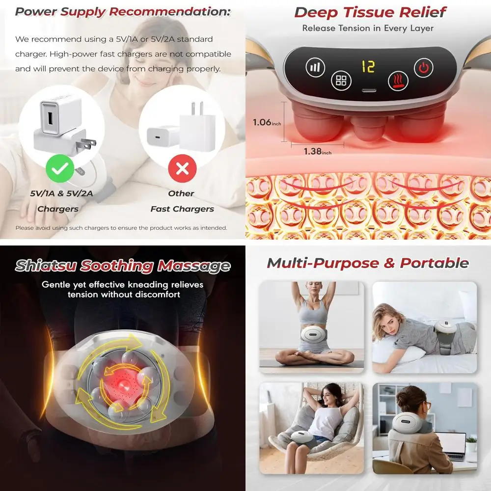 

Digestive Support Abdominal Massager for Stomach Pain Relief, Reduces Bloating & Constipation, Ideal Belly Flattening Gift for M