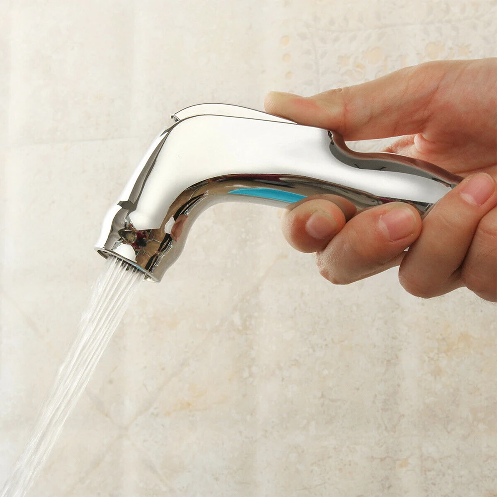 1pc Bidet Spray Toilet Bidet Hand-held Sprayer Head For Sanitary Shattaf Shower Bathroom Fixture Flushing Cleaning Shower Head
